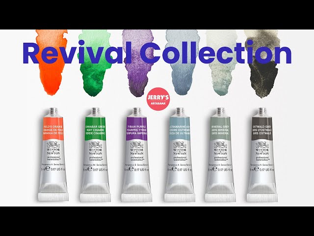 Winsor & Newton's Revival Collection flows with a tide of color!