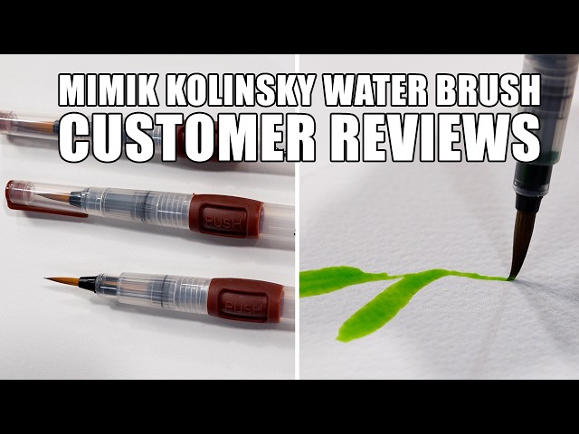 Mimik Kolinsky Water Brush Customer Reviews. Ditch the Water Cup, Paint Anywhere with Mimik https://www.jerrysartarama.com/mimik-synthetic-kolinsky-waterbrushes This is not your average waterbrush. Adored by artists for…