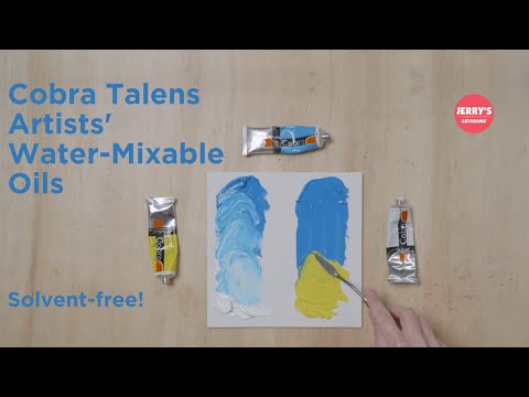 Cobra Water Mixable Oil Colors – Jerrys Artist Outlet