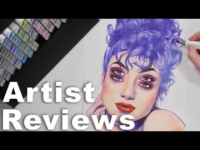 Artist Reviews - Artfinity Professional Alcohol Ink Sketch Markers