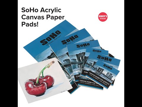 What's a great Canvas Pad? SoHo Acrylic Canvas Paper Pads