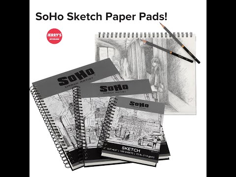 SoHo Marker Paper Pad 11x14 50-Sheets