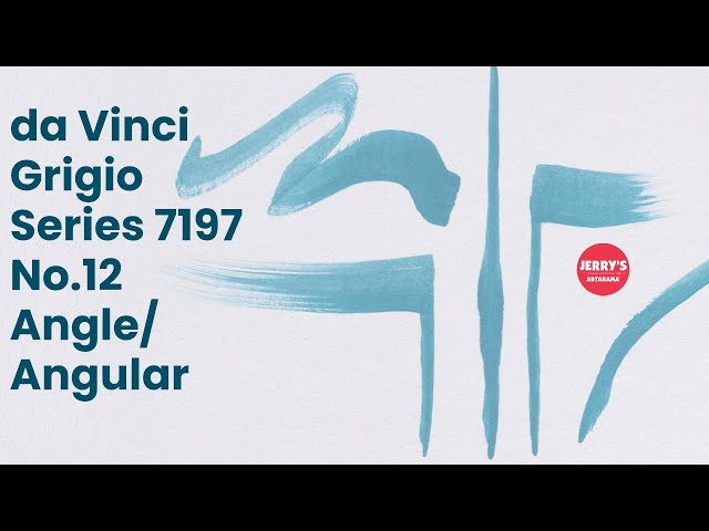 da Vinci Grigio Angle Brush Series 7197