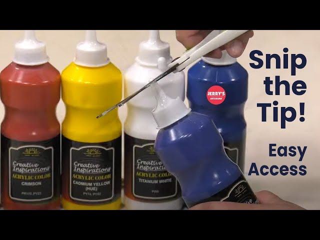 Snip the Tip - Easy Access Acrylic Paint