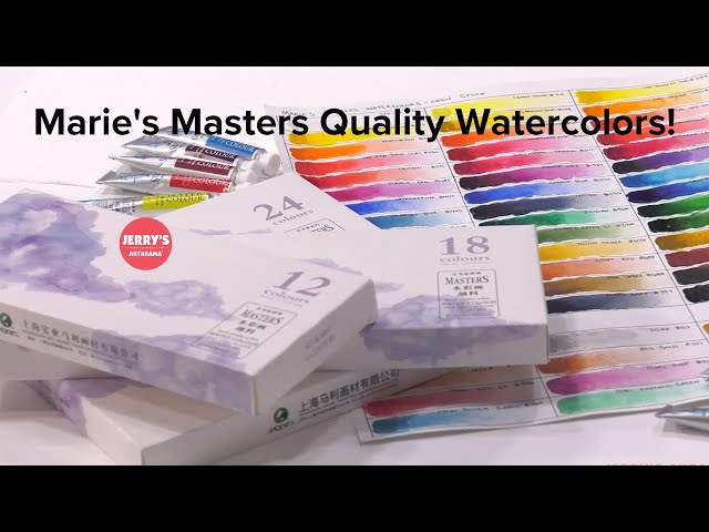 Maries Masters Quality Watercolors - Key Features