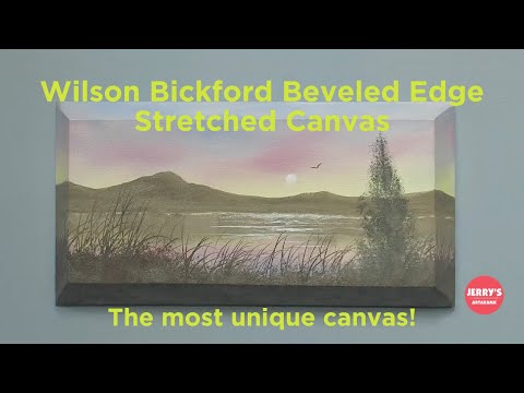 What is a Beveled Edge Stretched Canvas? Wilson Bickford explains.