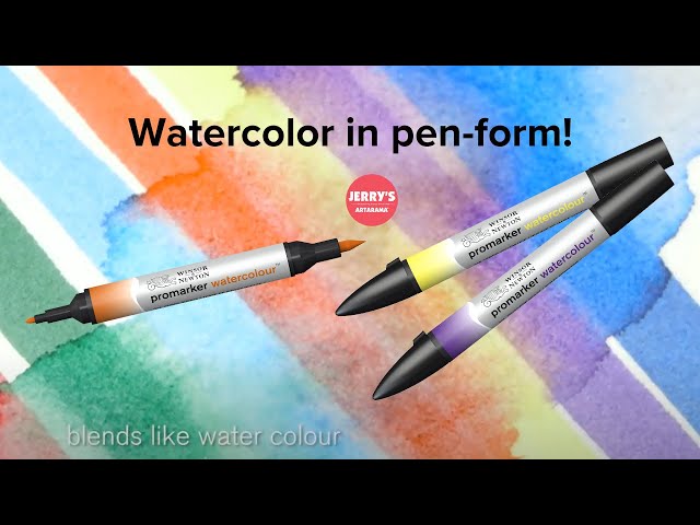 Watercolor in pen-form - Winsor & Newton Watercolor Markers & Sets