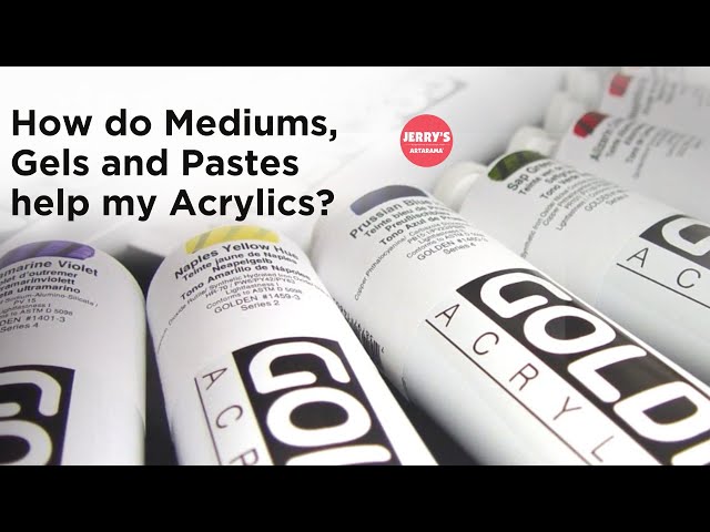 Golden Acrylics, Mediums, Gels and Pastes Product Demo