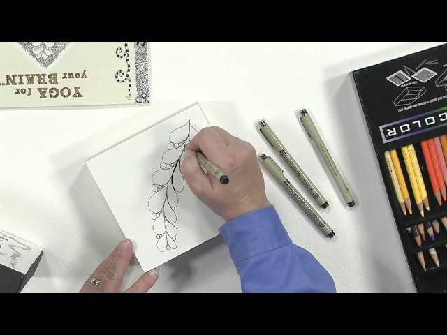 How to Zentangle Using Clayboard and Micron Pens