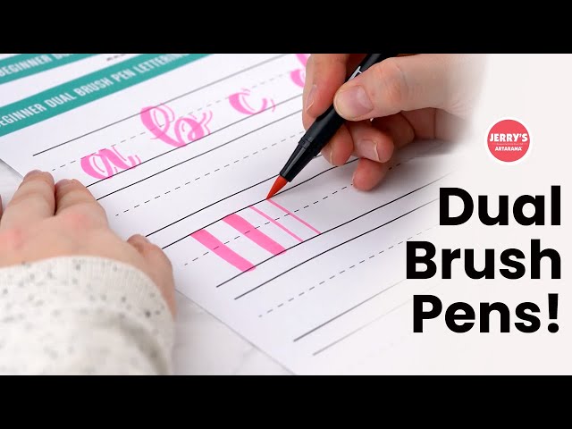 Tombow Dual Brush Pen Sets Create Beautiful Strokes!