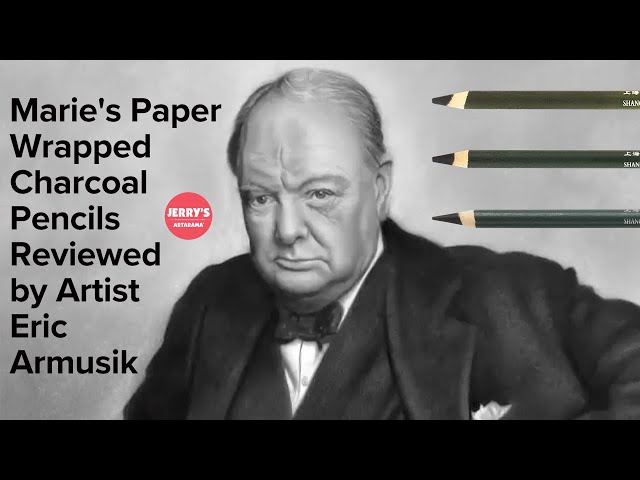 Paper Wrapped Charcoal Pencils Reviewed by Professional Artis Eric Armusik