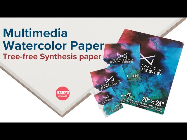 Synthetic Multimedia Watercolor Paper Pads Product Demo