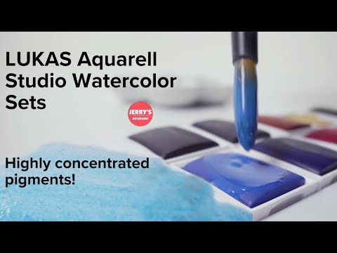 LUKAS Aquarell Studio Watercolor Sets | Great Watercolors for Plein Aire Painting!