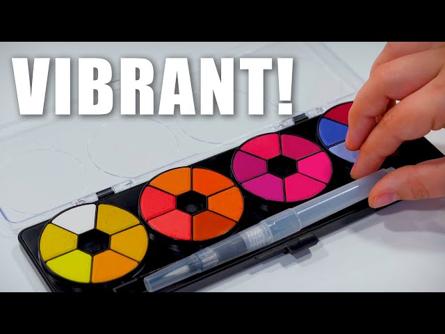 Highly Concentrated Vibrant Watercolors by Creative Inspiration