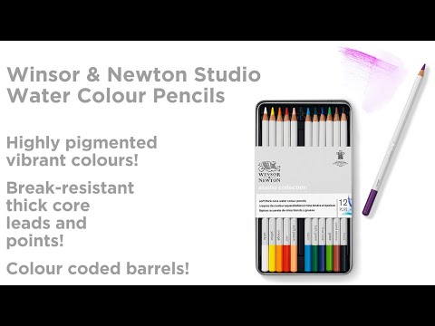 Watch Winsor & Newton Studio Water Colour Pencils in action!