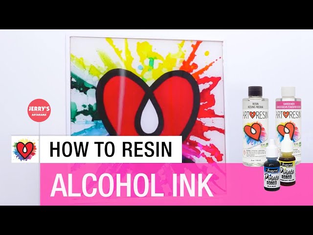 Join us to see how to ArtResin Jaquard Pinata Alcohol Ink