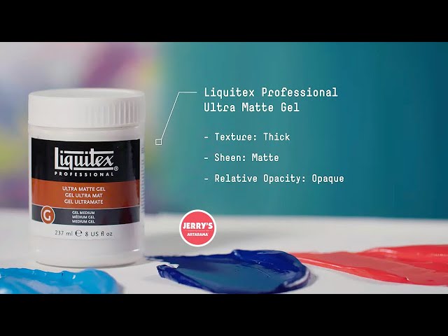 Liquitex Acrylic Ultra Matte Gel Medium Informational Video