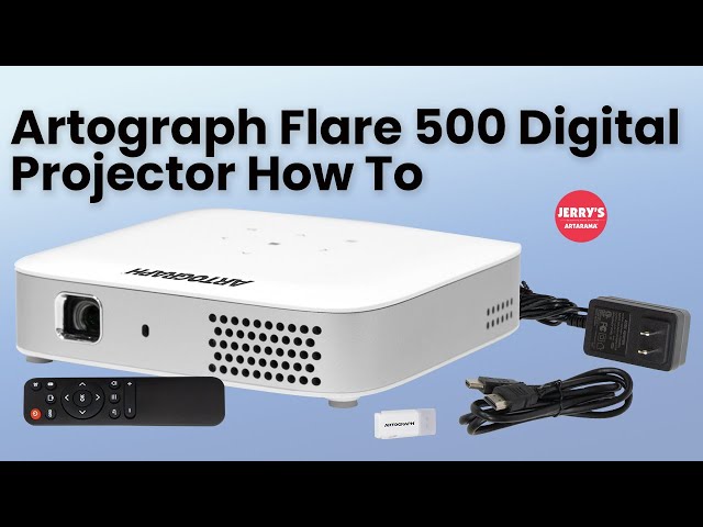 Artograph Flare 500 Digital Projector - How to Guide 