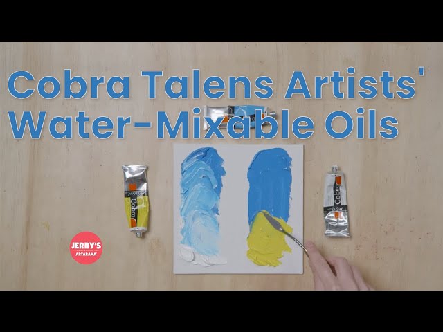 Cobra Talens Artists' Water-Mixable Oils Color Palette