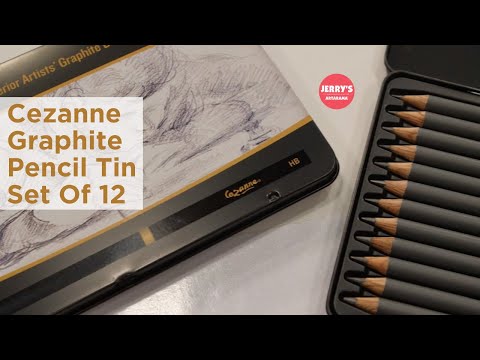 Creative Mark Cezanne Graphite Pencil Tin (Set of 12) + Free Colorless  Blender