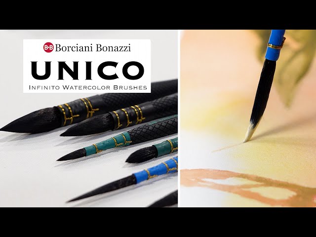 Borciani Bonazzi UNICO Infinito Watercolor Brushes