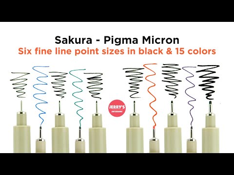 See Pigma Micron Pen's beautiful work!