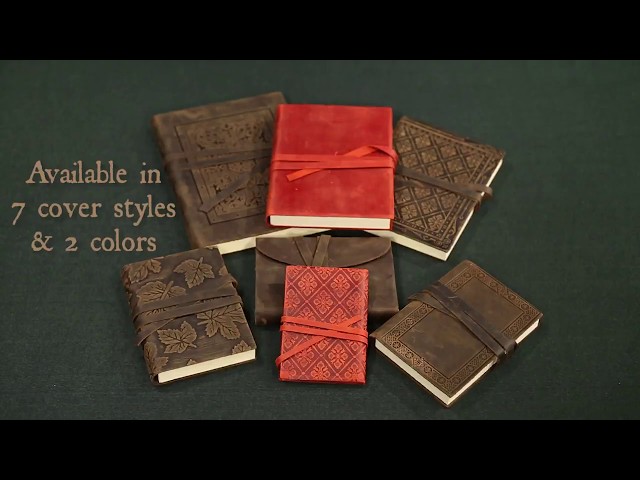 Old World Luxury Italian Leather Bound Soft Cover Sketch Books