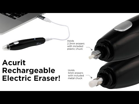 What is a great rechargeable electric eraser? The Acurit Electric Eraser