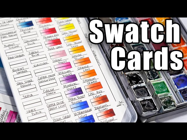 Painter’s Color Diary Watercolor Tin Swatch Cards