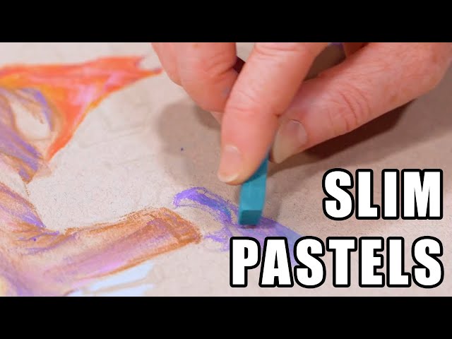 Vibrant, rich pastels ideal for sketching - SoHo Slim Pastel Sketch Squares!