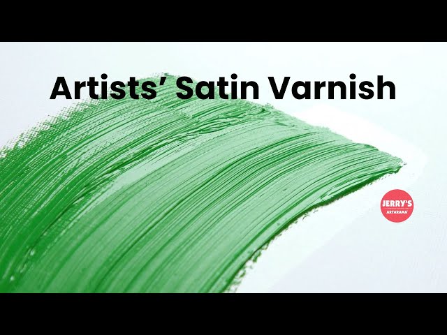 Artists’ Satin Varnish by Winsor & Newton
