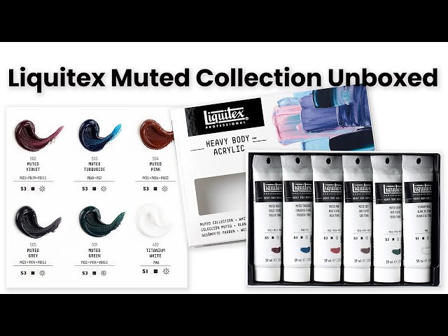 See Liquitex Professional Heavy Body Acrylics - The Muted Collection 