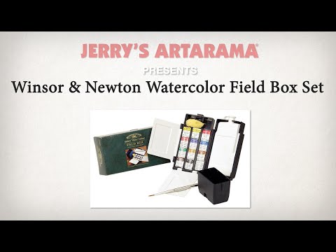 Swatching the Winsor & Newton Field Box Watercolor Set 