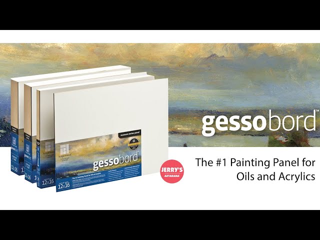 Best Surface for Oil and Acrylic Painting - Ampersand Gessobord  