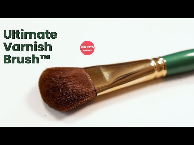 Silver Ultimate Varnish Brush - you have to see it!