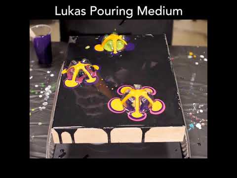 Lukas Acrylic Pouring Mediums  Acrylic Pour Painting