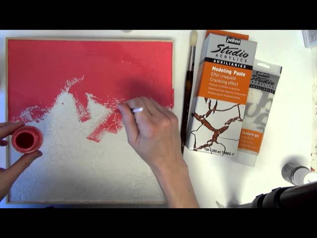 HOW TO Pébéo Ceramic - Cracking Effect - Pastel Desert