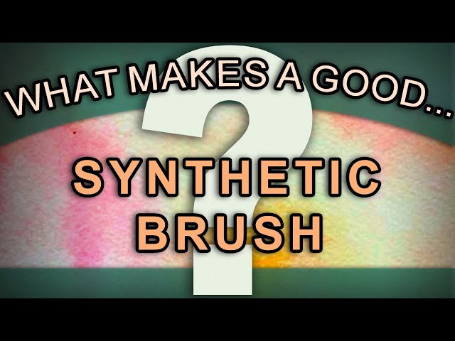 Watch and learn what makes a good Synthetic Brush. See how they have improved! 