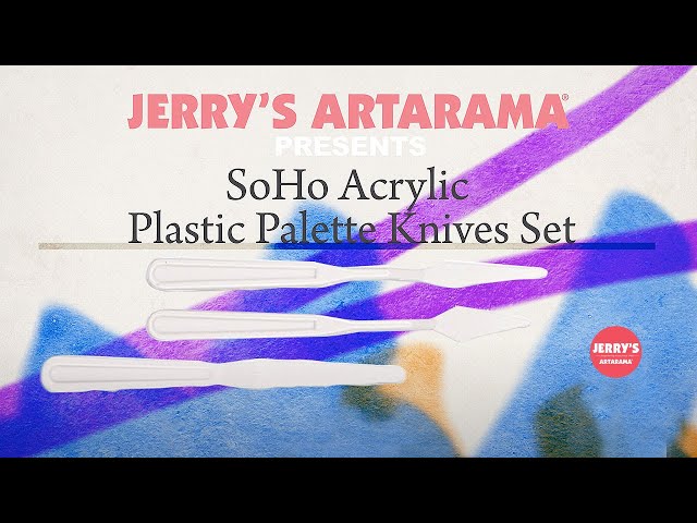 SoHo Plastic Palette Knives - Product Demo