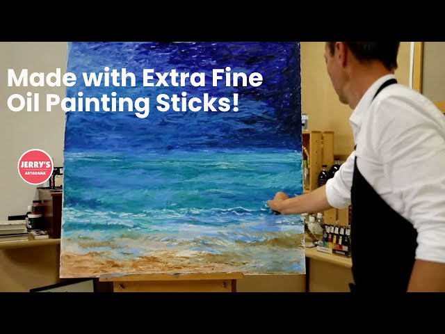 Extra Fine Artist Quality Oil Painting Sticks Painting Demo