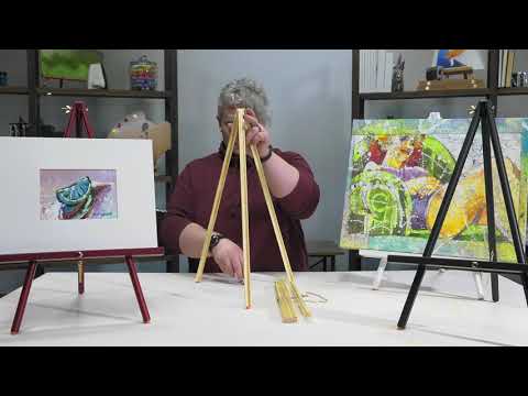 3-Pack Thrifty White Wood Tabletop Display Easels by Creative Mark