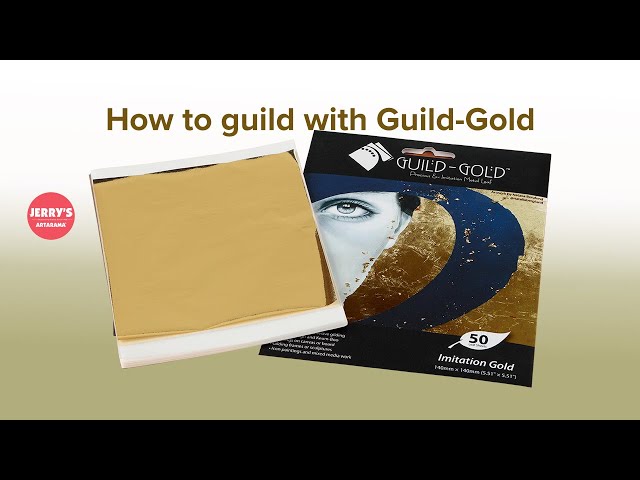 How to Guild with Guild-Gold Quality Imitation Gold Leaf Product Demo 