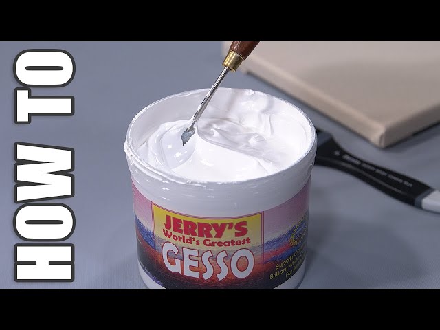How and Why to Gesso!