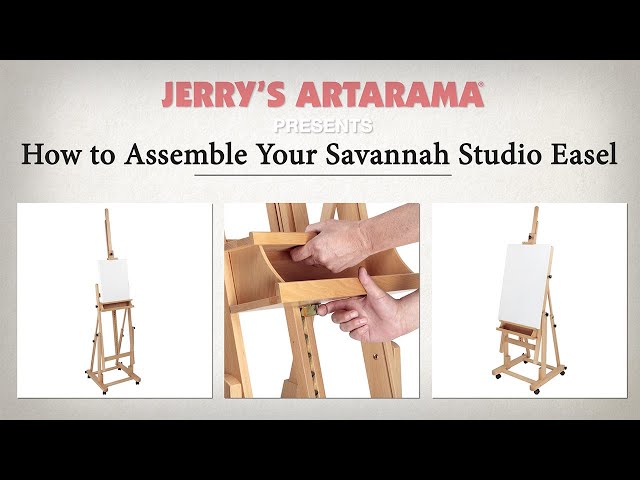 Savannah Studio Easel by Creative Mark - Assembly Instructions