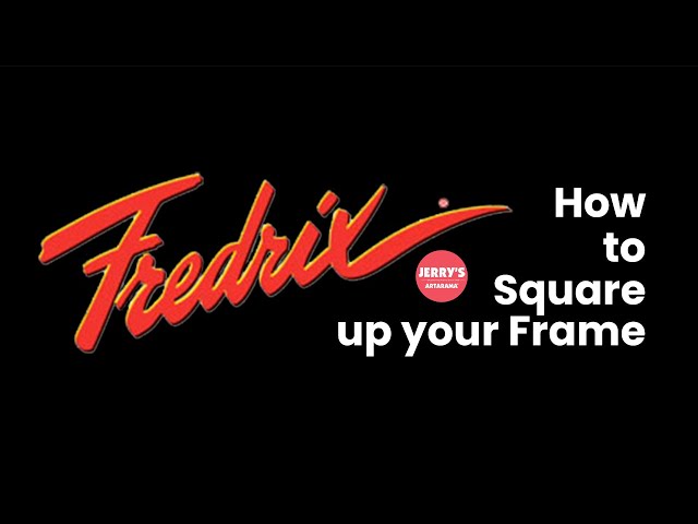 How to Square Up your Frame for your Fredrix Canvas Kit