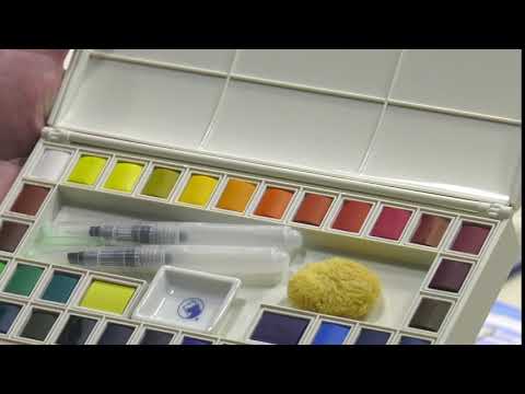 Marie's Professional Half Pan Watercolor Set  - Visual Commerce #1