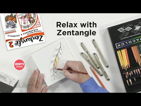 What is Zentangle? And what supplies do I need for Zentangle?