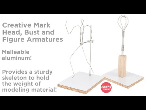 Creative Mark Head, Bust & Figure Armatures made of malleable aluminum!