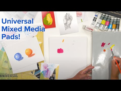 What's a great paper for Mixed Media? Creative Mark Universal Mixed Media Pads!