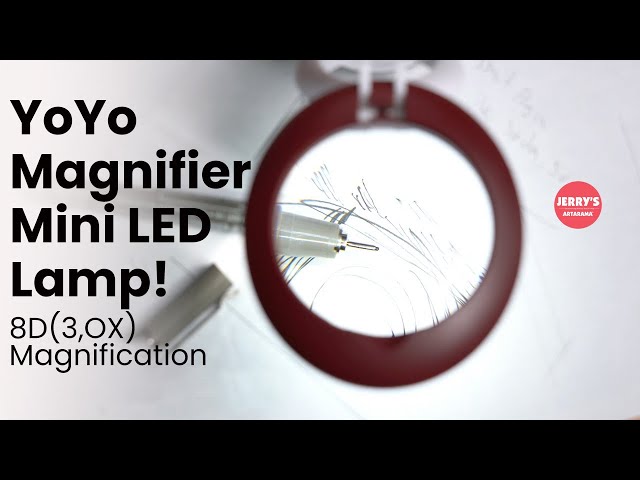 Mini LED Pocket Magnifier Lamp | Perfect for travel!